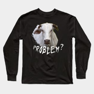 angry cow Long Sleeve T-Shirt